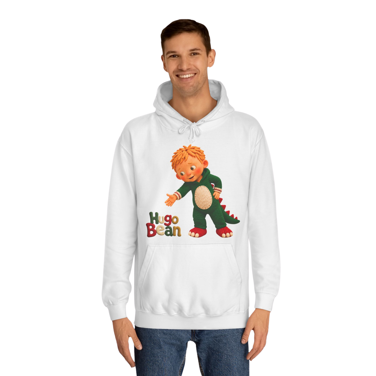 'Hugo Bean' Christmas - Adult Unisex Hoodie