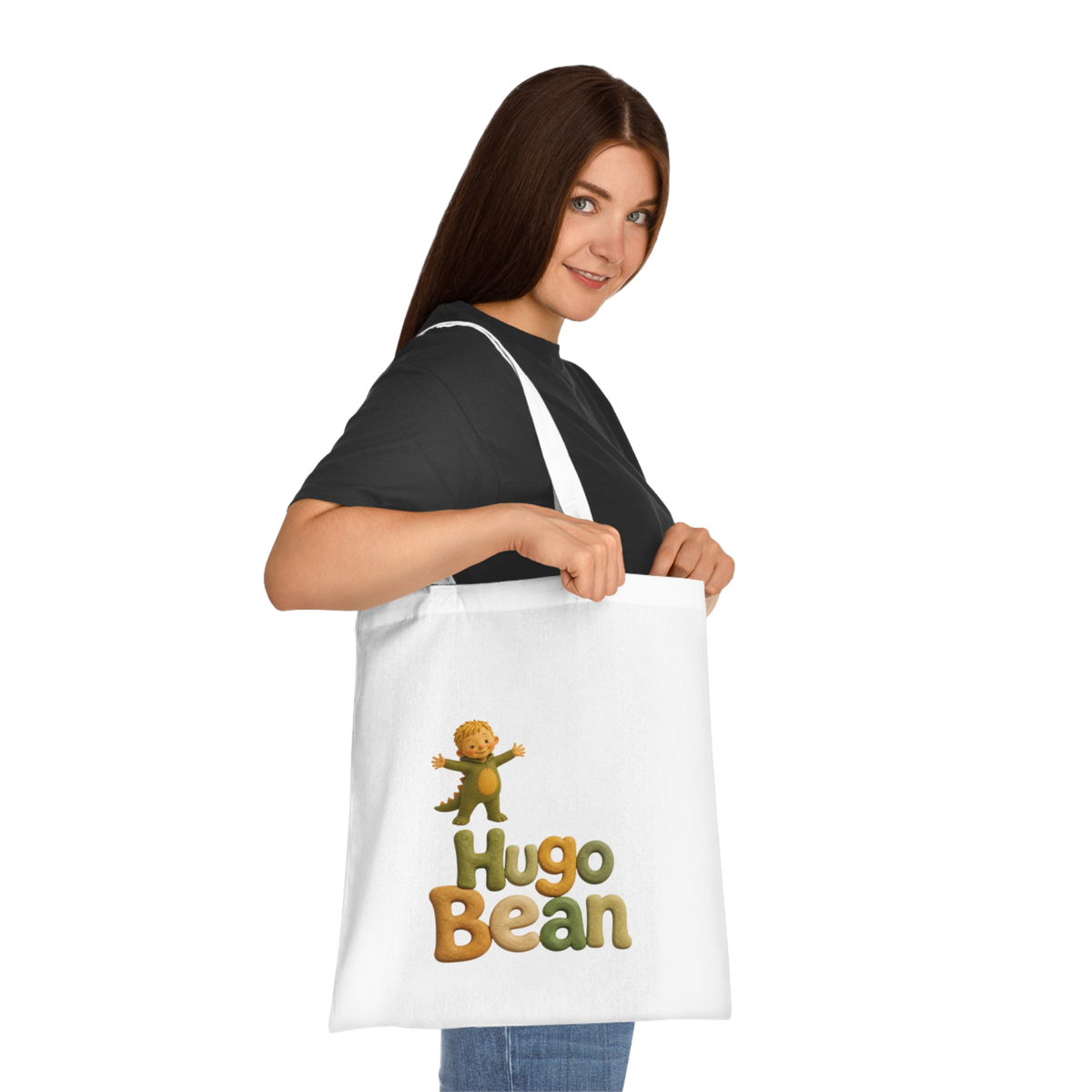 'Hugo Bean' Lightweight Cotton Tote — Reusable Bag