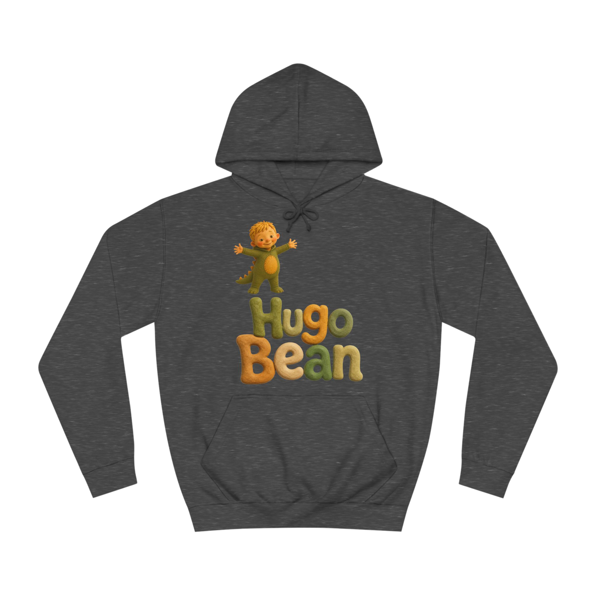 'Hugo Bean' - Cute Character Adult Unisex Hoodie