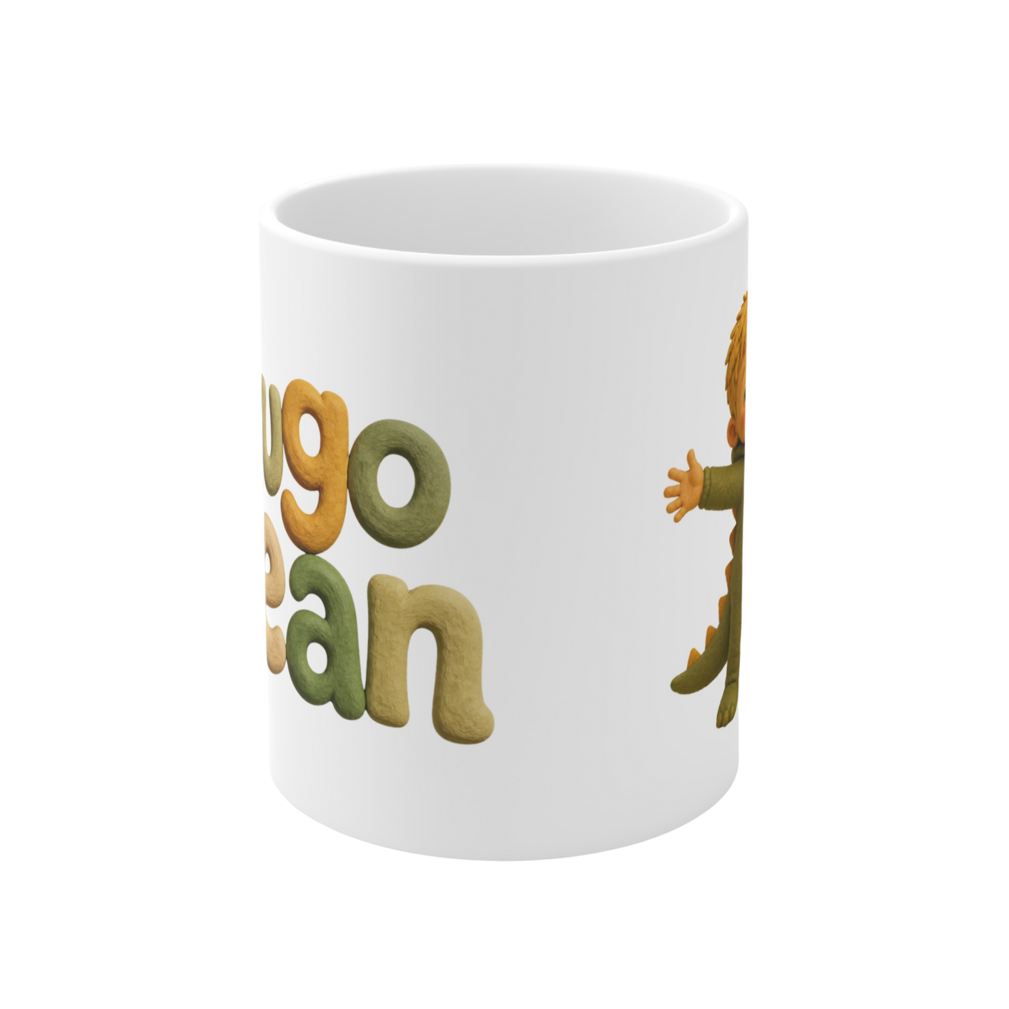 'Hugo Bean' Ceramic Mug - 11oz