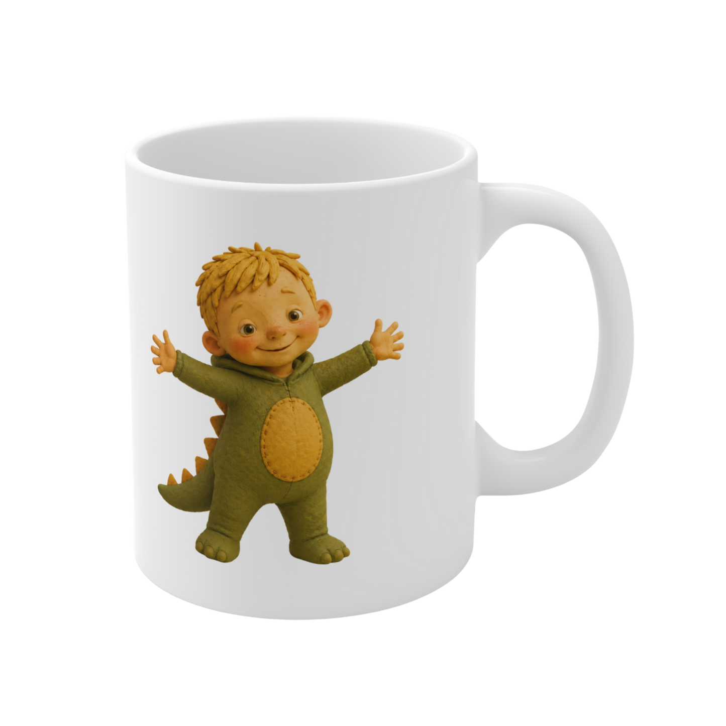 'Hugo Bean' Ceramic Mug - 11oz