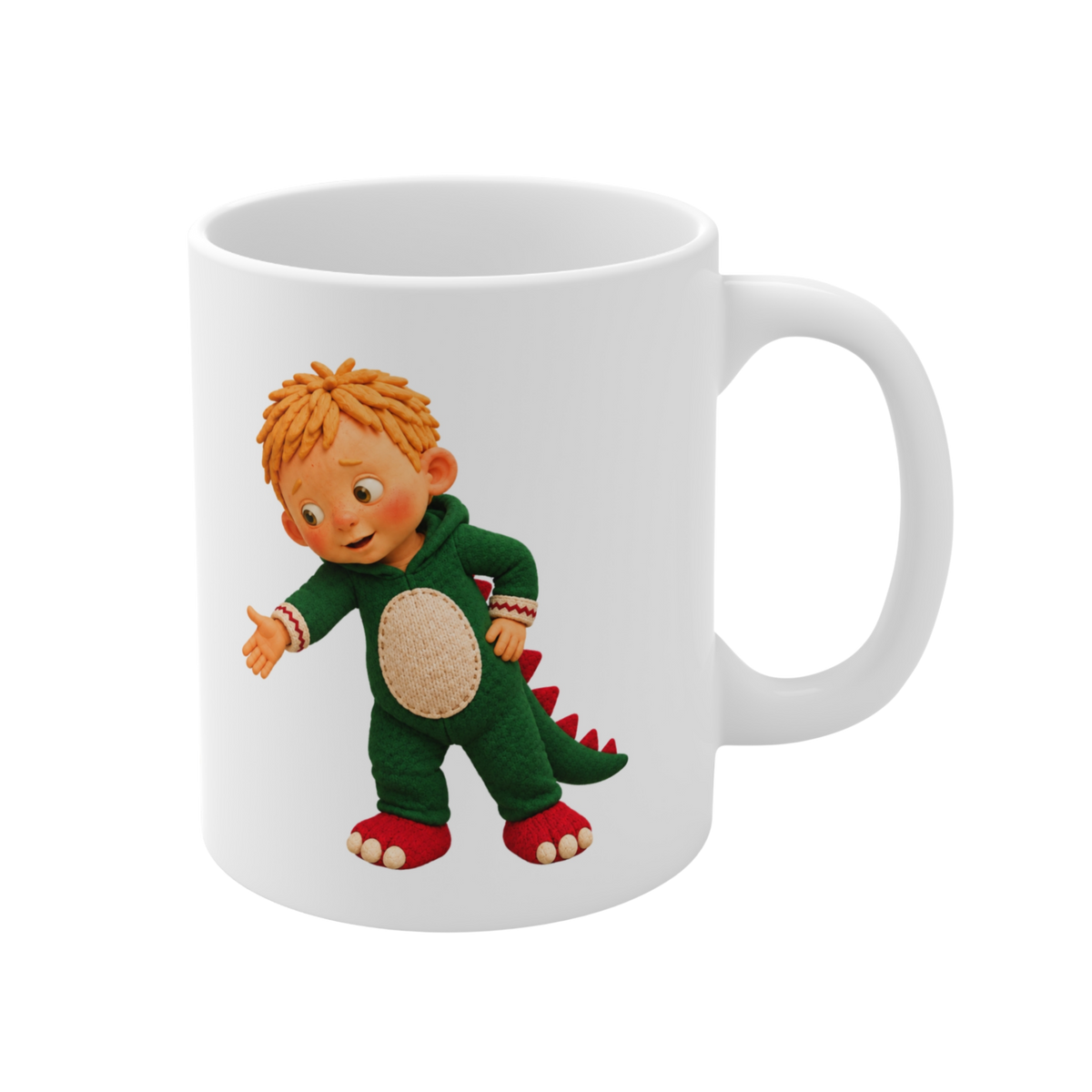 'Hugo Bean - Merry Christmas' Ceramic Mug - 11oz