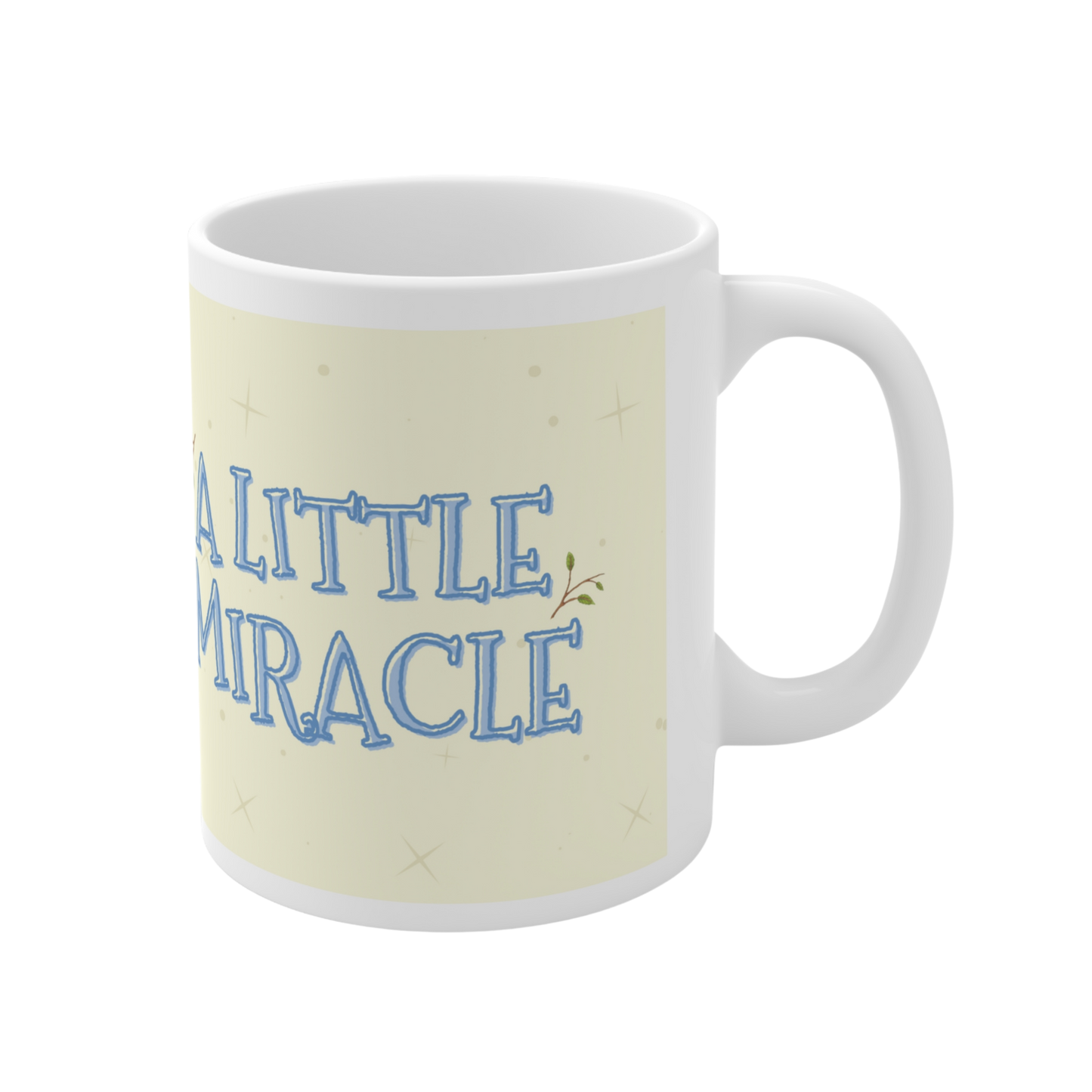 'A Little Miracle' Ceramic Mug Featuring Barnaby Badger - 11oz