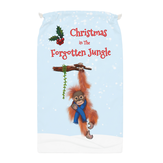 'Christmas in the Forgotten Jungle' Drawstring Santa Sack