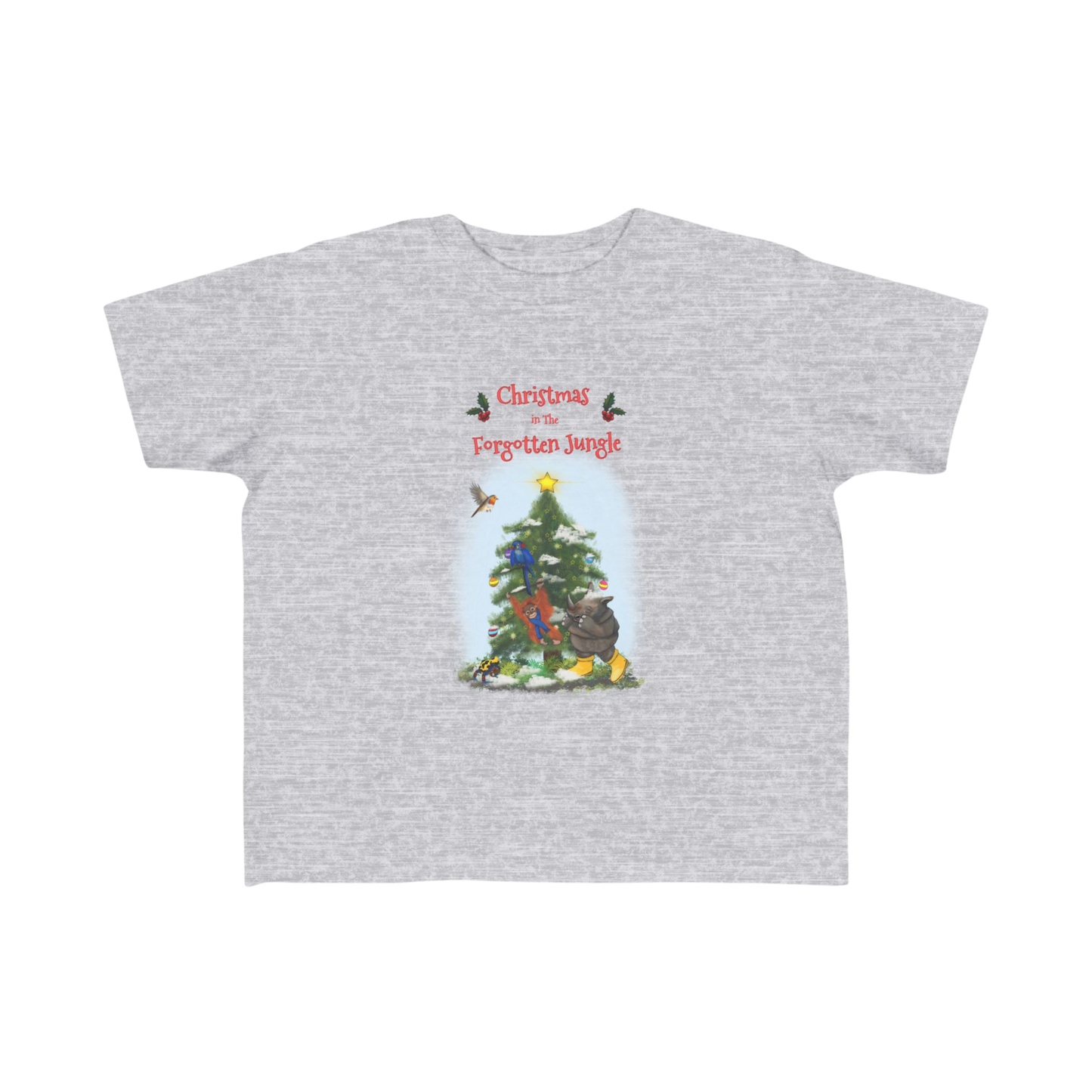 Toddler Tee — 'Christmas In The Forgotten Jungle' Pogo & Friends