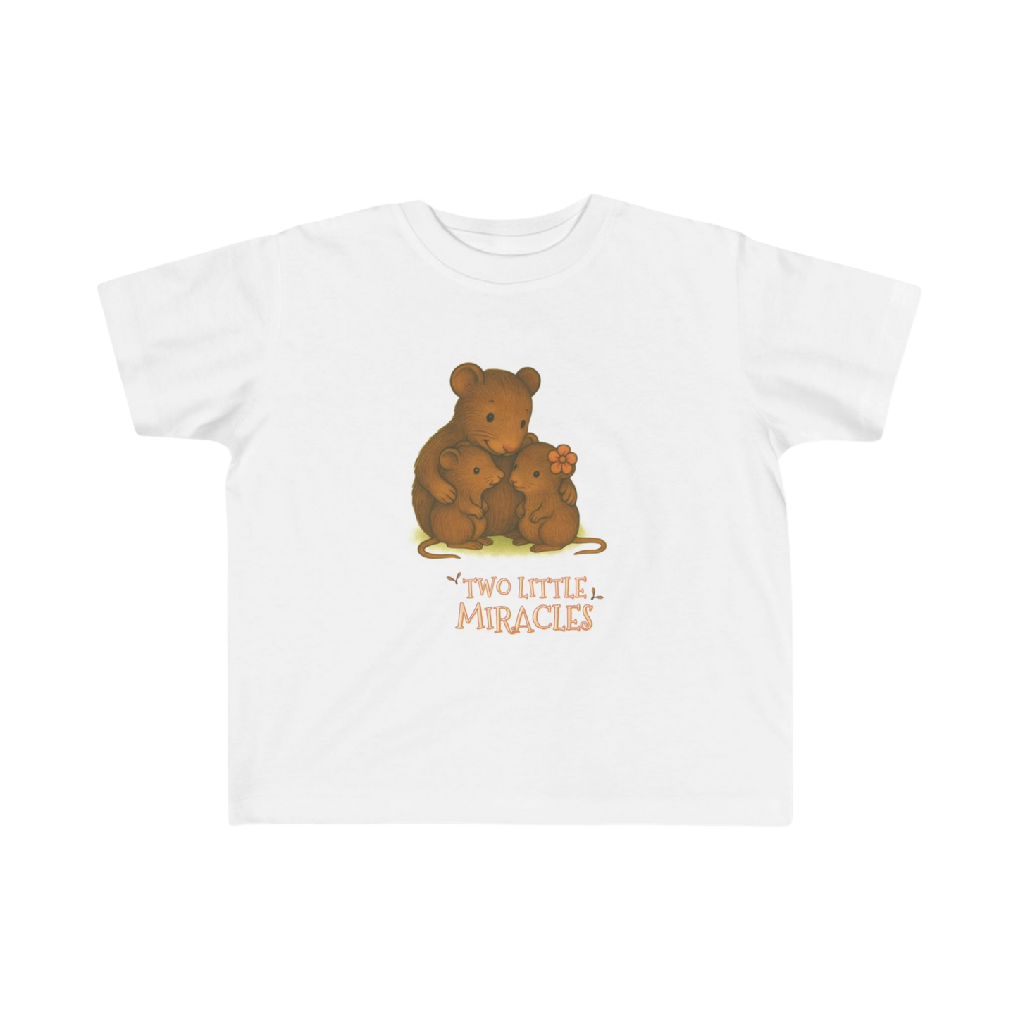 Toddler Tee — 'Two Little Miracles' Shrew Family
