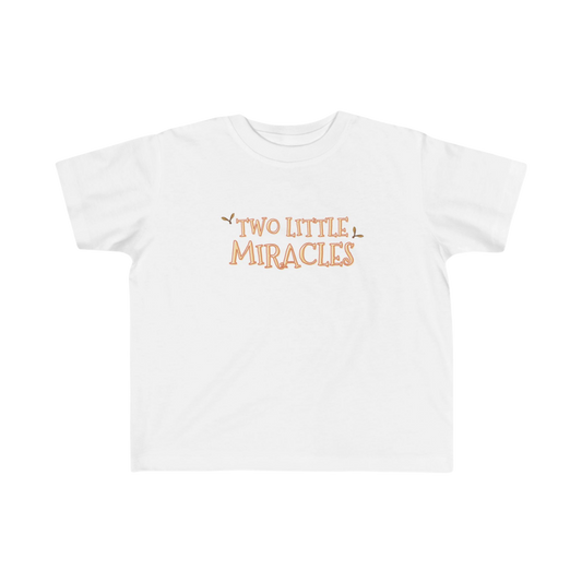 'Two Little Miracles' Toddler Tee