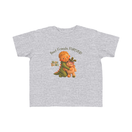 Toddler Tee — 'Best Friends Forever' Featuring Hugo Bean & Turnip Teddy