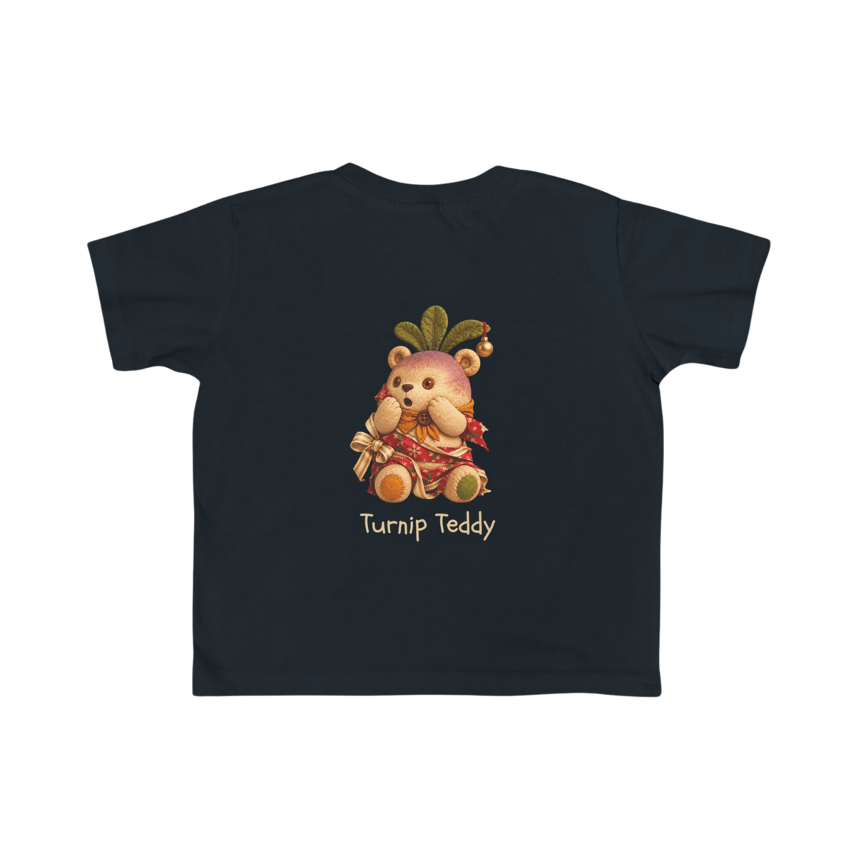 Toddler Tee — 'Hugo Bean' Turnip Teddy Design