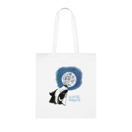 'A Little Miracle' Cotton Tote — Reusable Bag