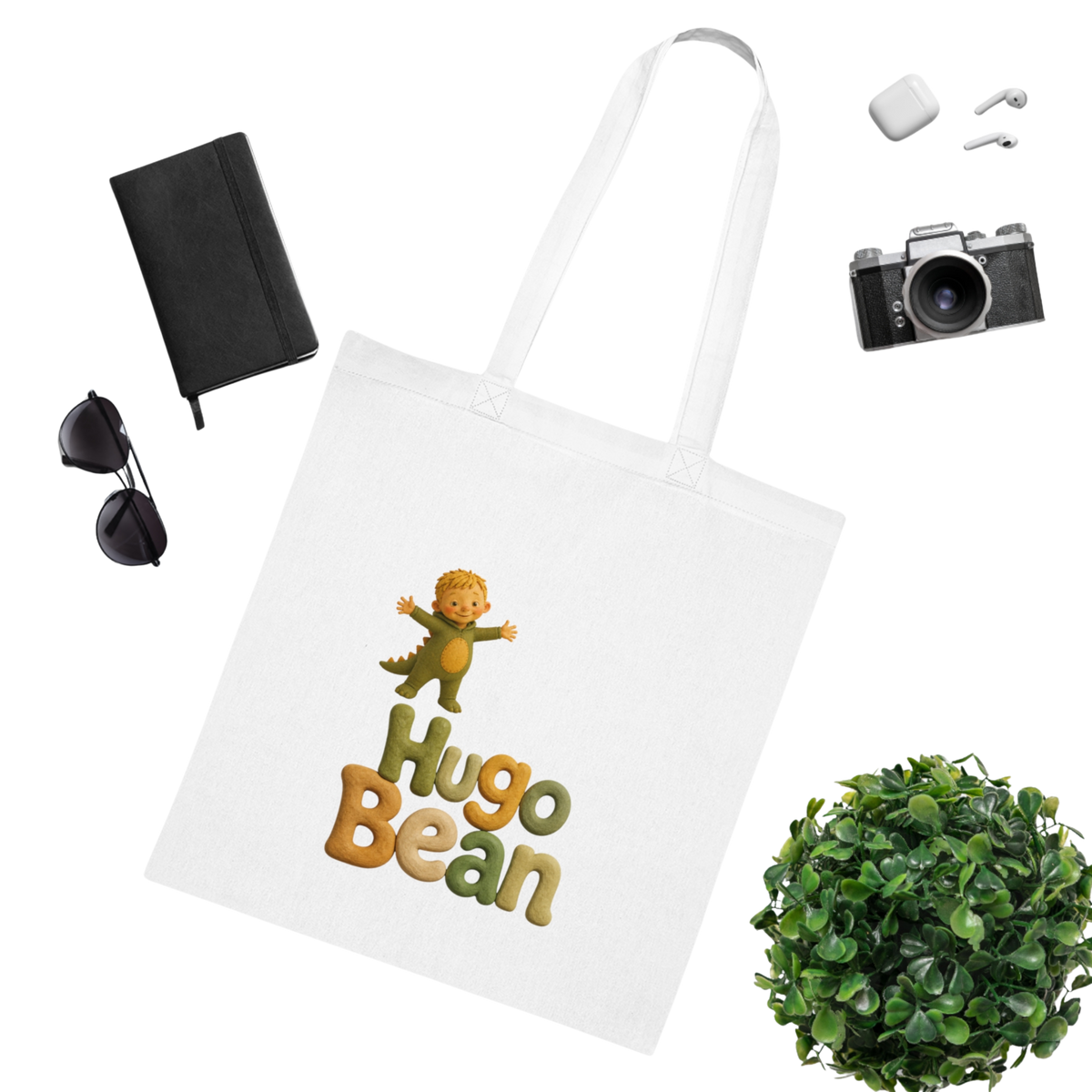 'Hugo Bean' Lightweight Cotton Tote — Reusable Bag